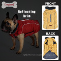 Chaleco de la chaqueta del animal doméstico del diseño retro chaleco ropa de invierno grande